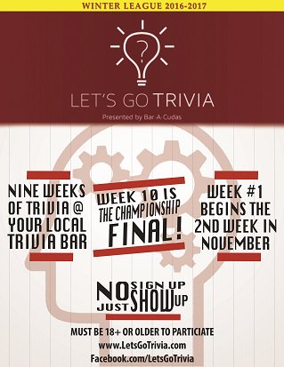 MemphisMaes's tweet photo. Every Wednesday from 7 to 9 @MemphisMaes .  #letsdotrivia https://t.co/dgzY1JGVAE