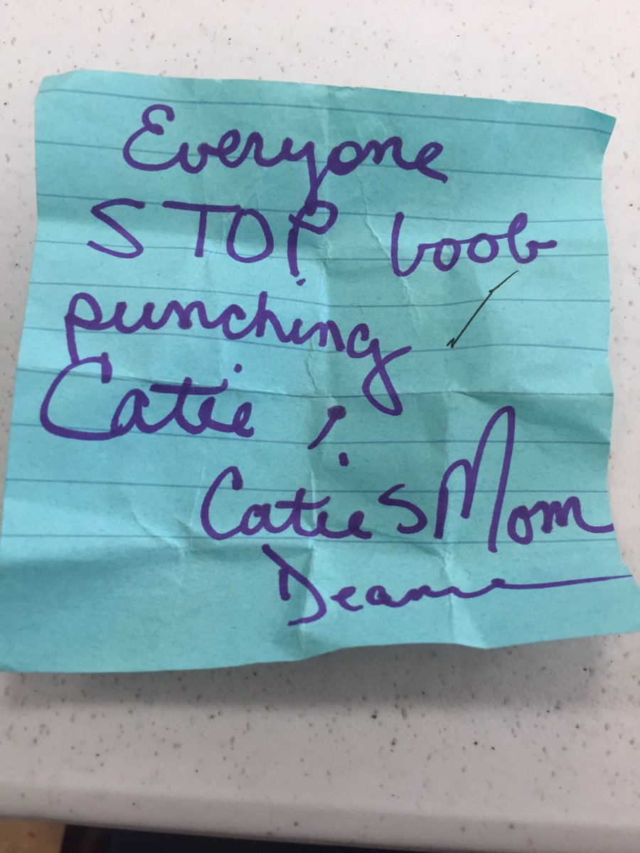 PSA from caties mom::