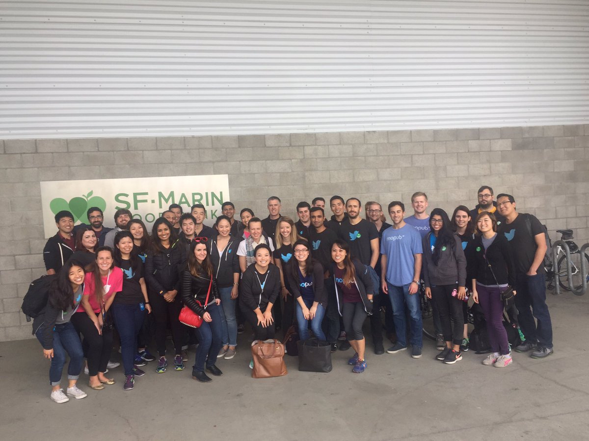 Getting started here at <a href="/SFMFoodBank/">San Francisco-Marin Food Bank</a>! #TwitterForGood