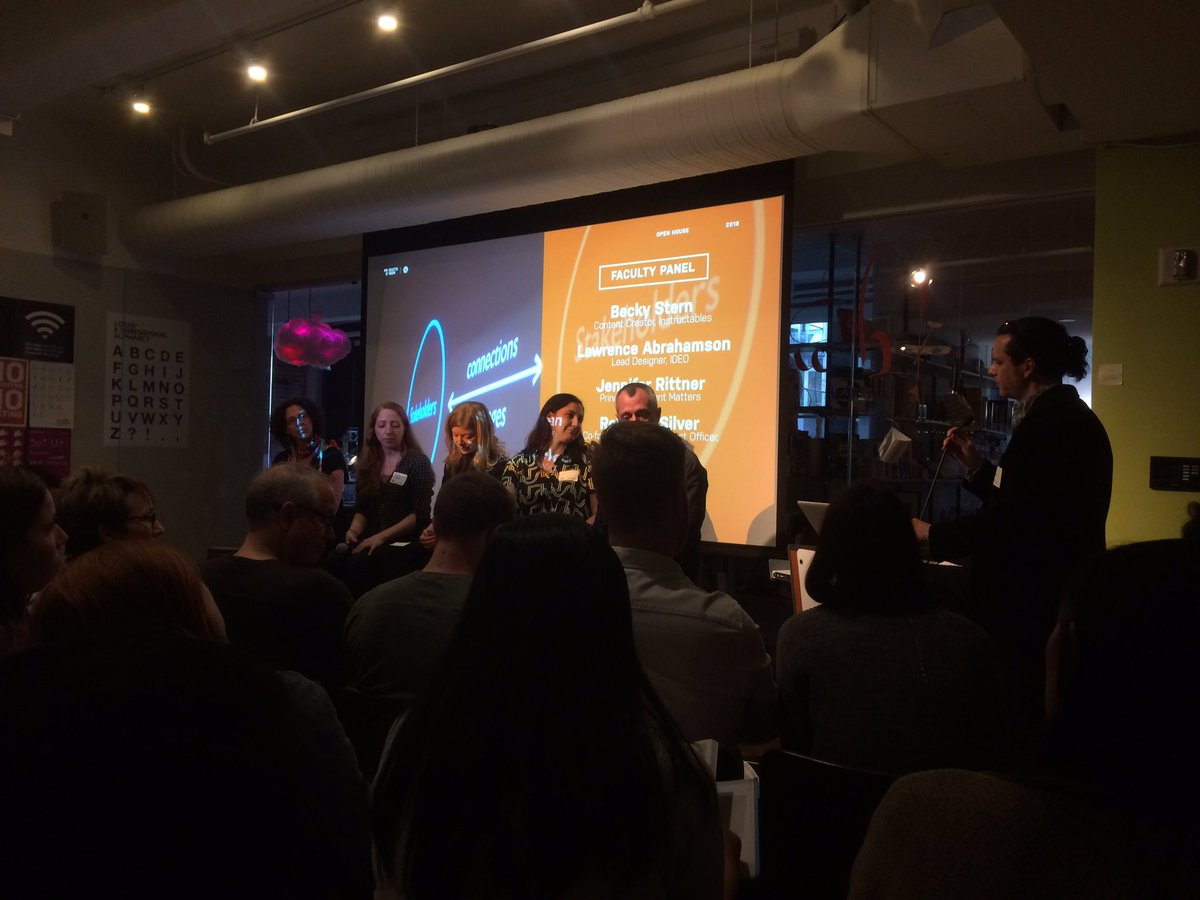 svaPoD's tweet photo. Faculty panel @ Open House: Currently discussing the impact of #language on #design https://t.co/UkvnaRumj8