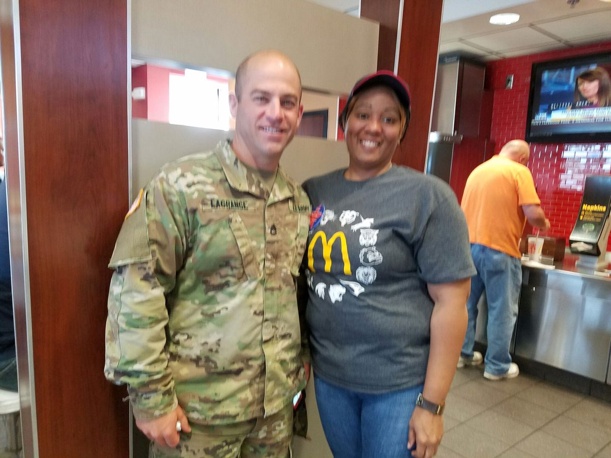 BGFoodsInc's tweet photo. #HappyVeteransDay to all Veterans.  Come by one of our 19 #McDonalds here in #SETX &amp; enjoy a meal on us!  #missingmantable #bgfoodsinc https://t.co/sijSKm4oYz