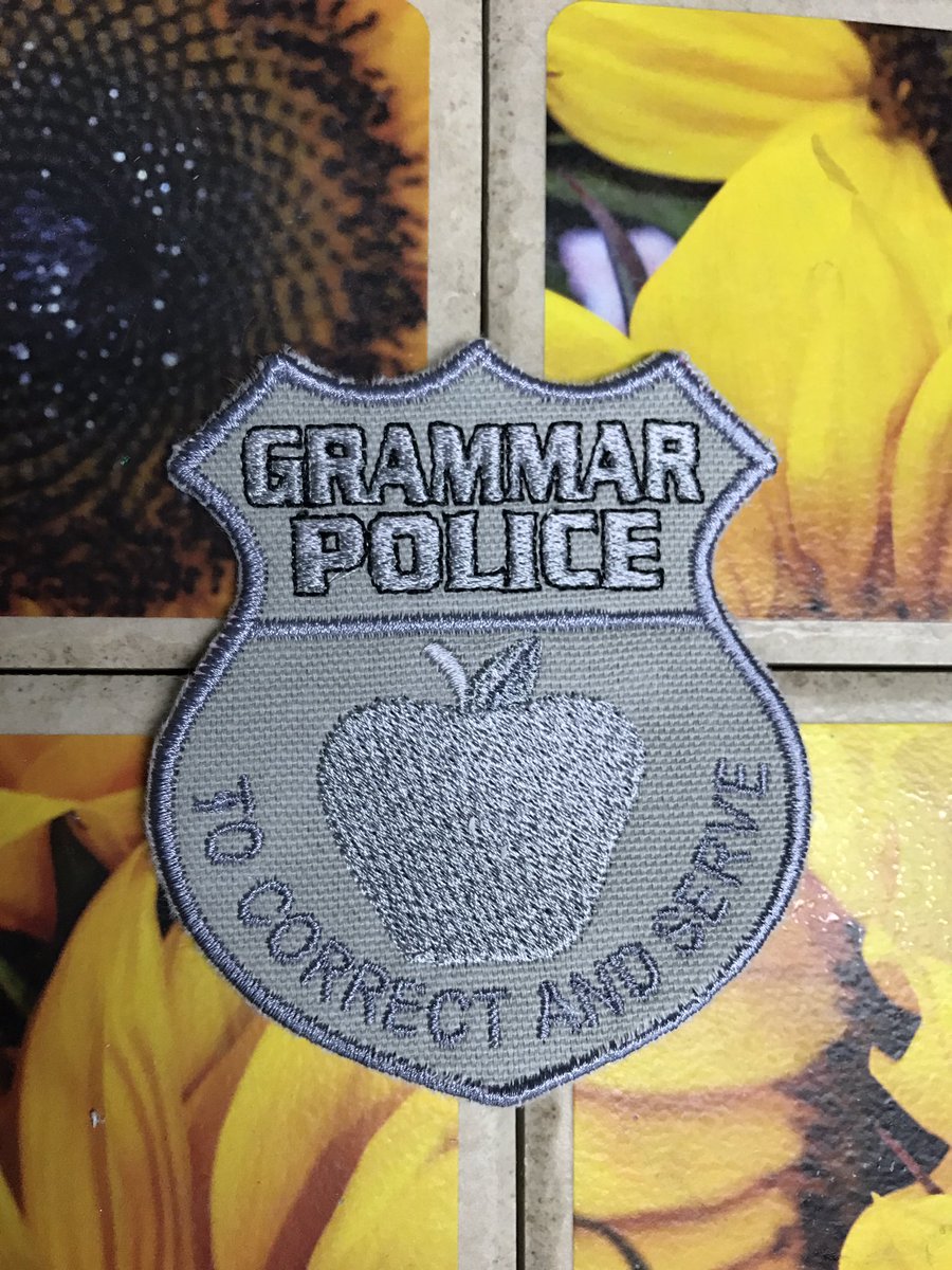 SewPlayful's tweet photo. Just made this &amp; all 3 sisters are getting one. Wish I got their calling. #grammarpolice #stockingstuffers #sewplayful https://t.co/KjJ4hrp1ya