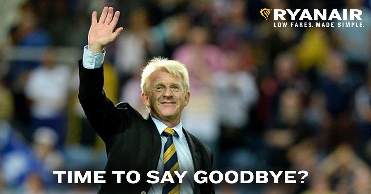 Ryanair's tweet image. Need a quick escape? Get out of Scotland from £9.99 with Ryanair.com                   #EnglandvScotland #Strachan