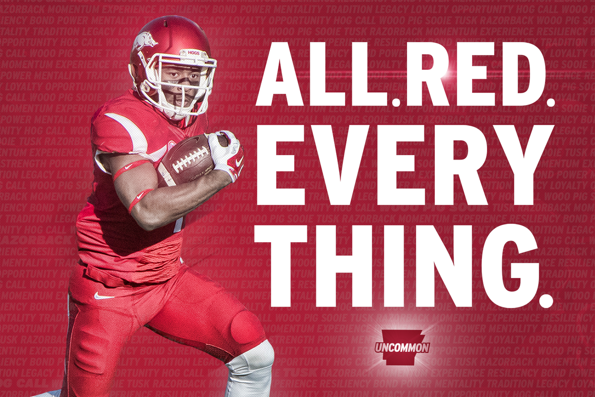 RazorbackFB's tweet photo. Tomorrow's attire ⤵️ https://t.co/eX7OUrsdNU