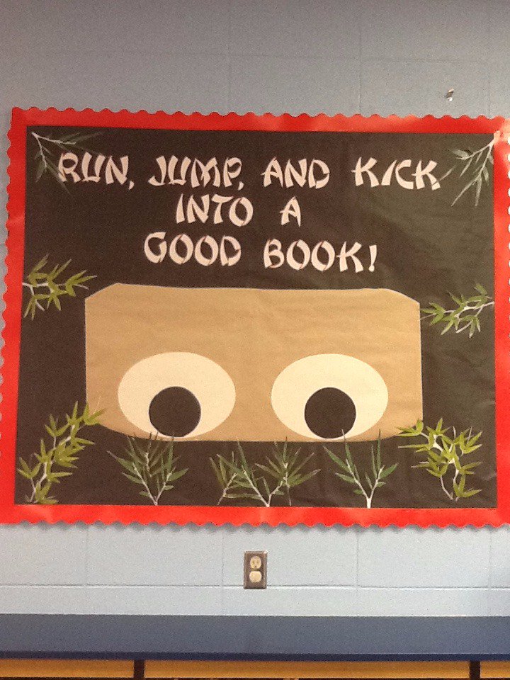 PHESlibrary's tweet photo. Pleasant Hope Elementary Reading Week begins Monday, November 14.  Read Like a Ninja! https://t.co/jMM83LK89w