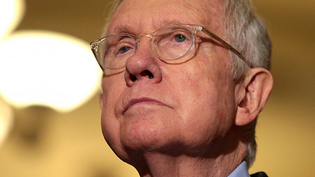 thehill's tweet image. Outgoing Reid issues blistering condemnation of Trump hill.cm/wJ9zTt2