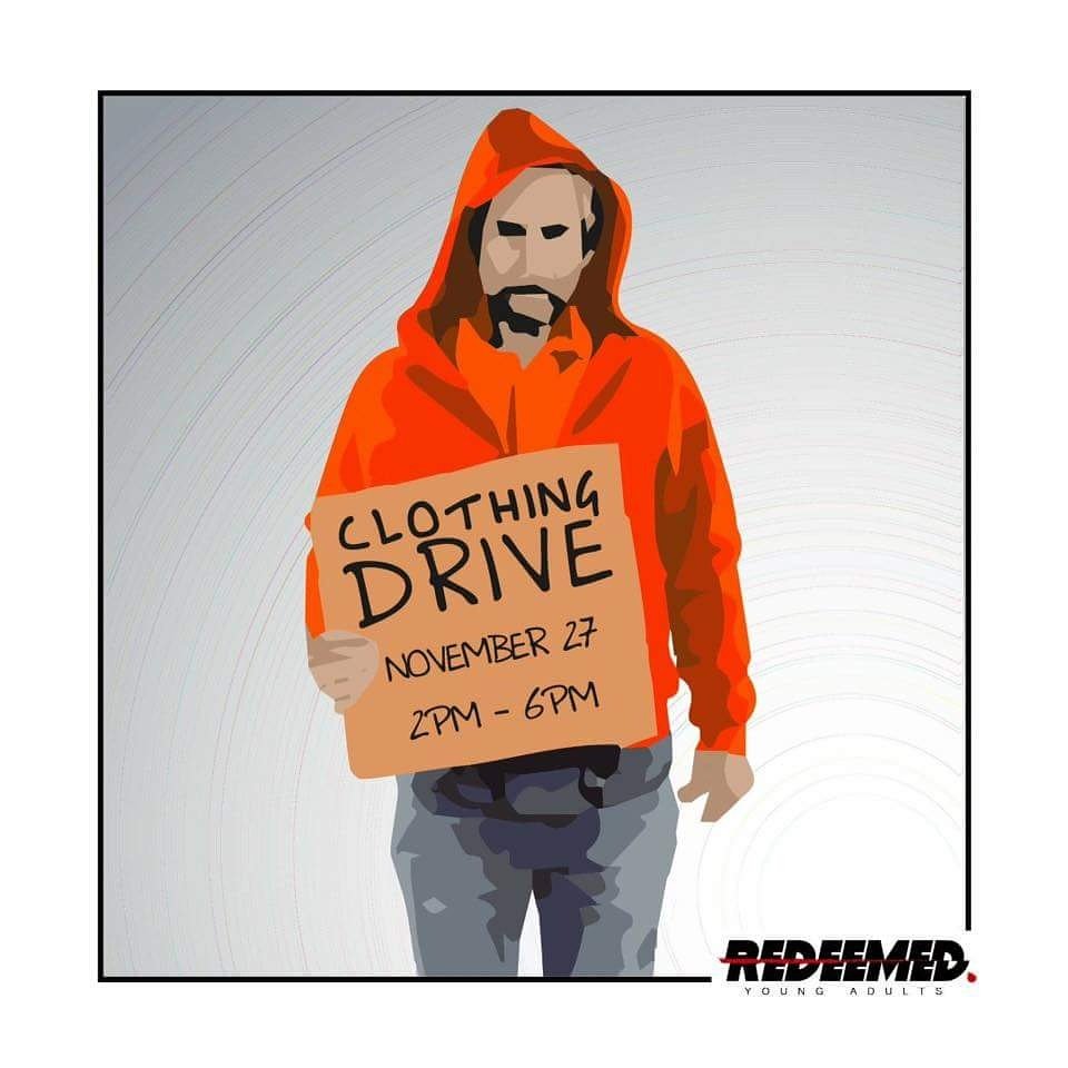 RedeemedYA's tweet image. Donations (sweaters, hats, gloves, underwear, socks etc) can be dropped off @ Evangel Temple Church on Wednesdays, Thursdays &amp;amp; Sundays!