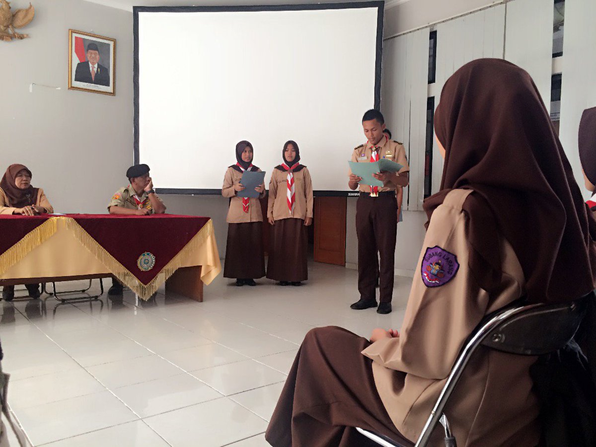 12/11/2016, Pramuka UPI menjadi satu-satunya peserta utusan dr perguruan tinggi di acara Musppanitra Kwartir Ranting Sukasari