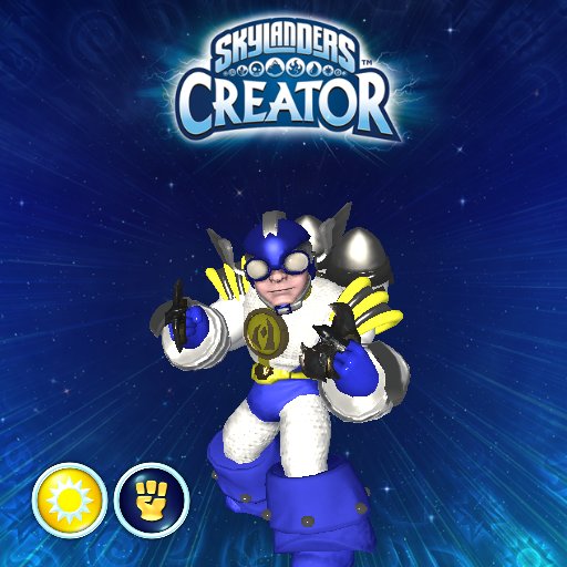 SSj3Derek's tweet photo. Check out my awesome Imaginator, Rocket Punch! #skylanderscreator #creatorcontest https://t.co/svqnhLaE8W