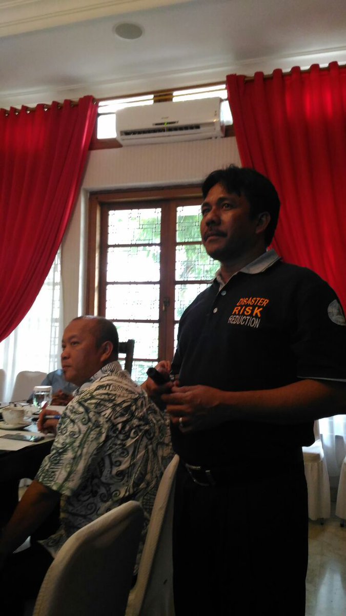 Paparan BPBD DKI Jakarta Kepada PLT Gubernur terkait Kebencanaan. Sabtu 12 November 2016 di Rumah Dinas Gubernur DKI Jakarta.