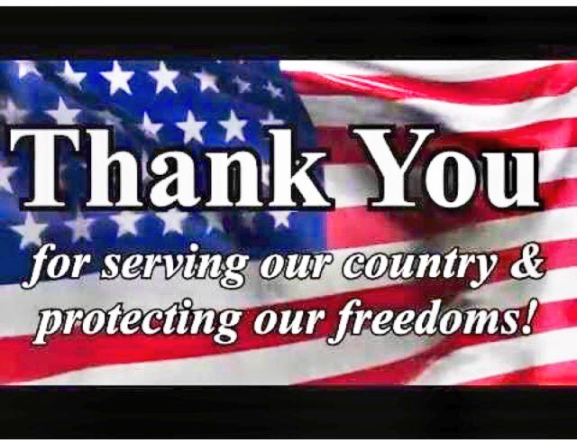 stingrayforsyth's tweet photo. Happy Veteran's Day to all that have served, currently serving, and will serve our beautiful country! We can't thank you enough! https://t.co/x0RFScQbjO