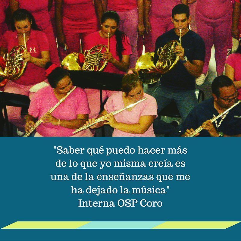 PAPenitenciario's tweet photo. #TestimonioOSP Nuestros participantes nos comentan sobre su experiencia en la #orquestasin… https://t.co/2rgChoUzjg https://t.co/XSx2CfShMB