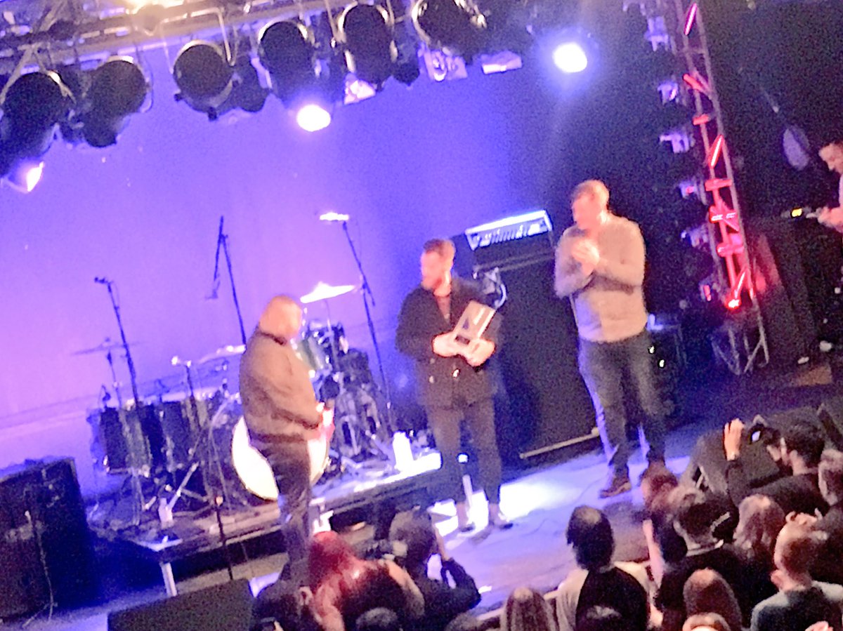 statemagazine's tweet image. Many congratulations to @ciaran_lavery, winner of the 2016 @NIMusicPrize. Well done! You can't really tell, but it's definitely him.