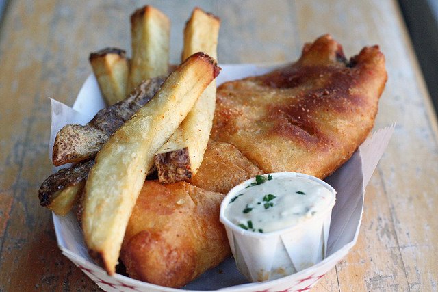 You know what day it is: FISH FRYYYYYYDAAAAAAY! Fish 'n chips!