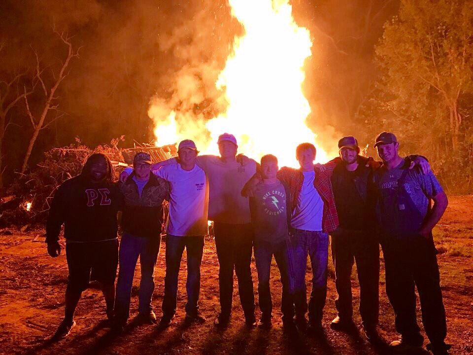 RhoSig1935's tweet photo. Shout out to everyone that came out last night to carry on the tradition! Last night to guard the tiger! See ya at the tent! #BOTR https://t.co/nVM5nrzdkZ