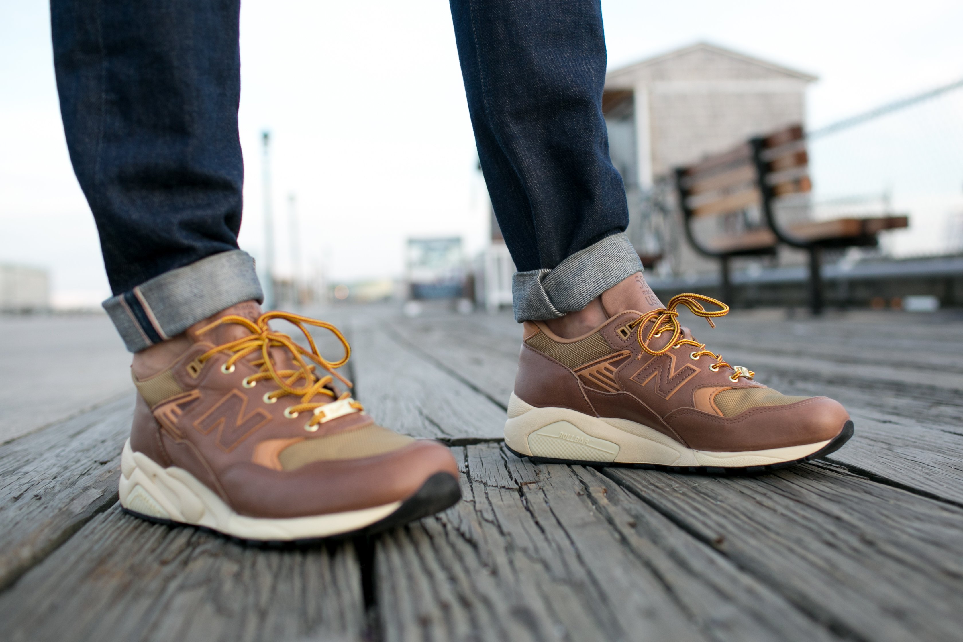 New balance top 585 leather