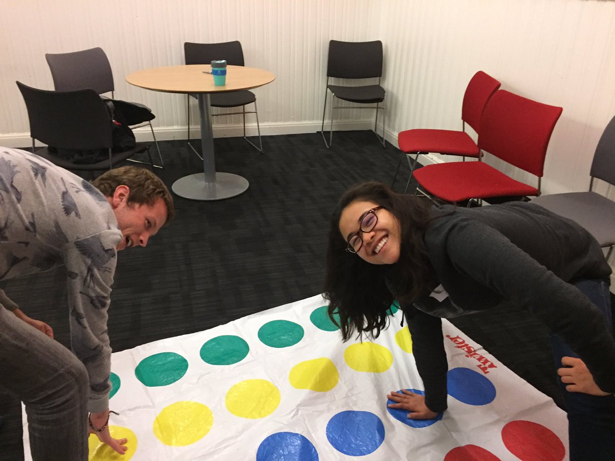 QueenEGH's tweet photo. Twister break! @SocialStormhack @uofedcareers #SocialStorm2016 #TeamBRIN https://t.co/GXUfHg6cJO