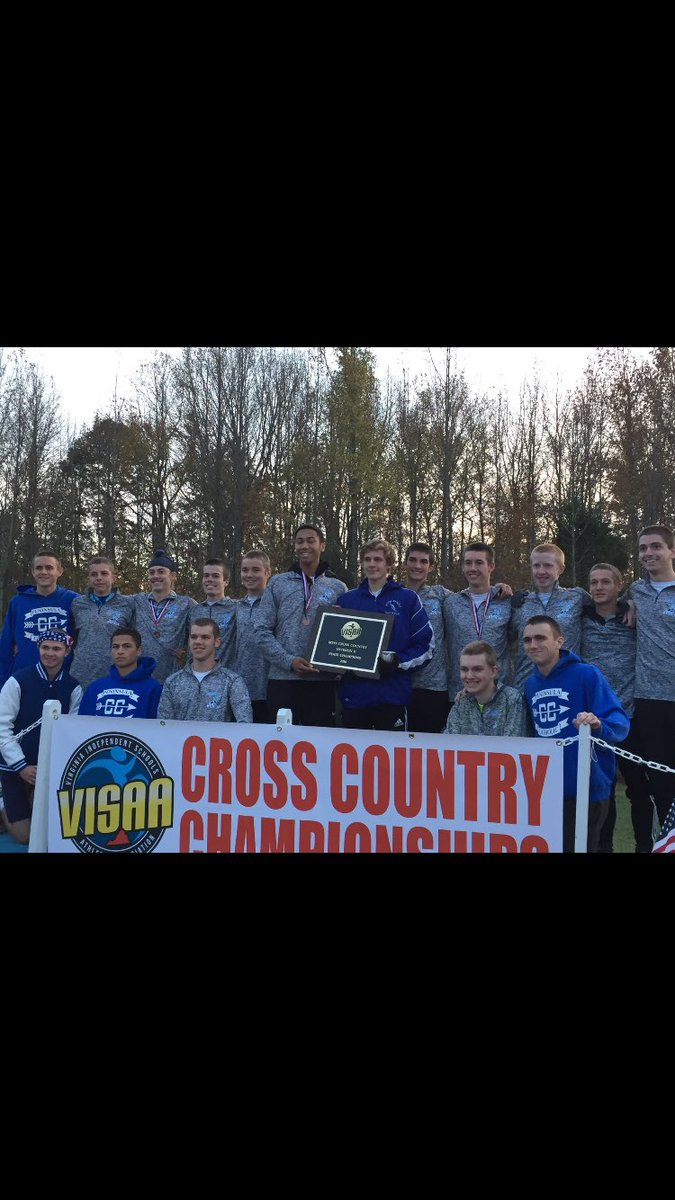 PcsCrossCountry's tweet photo. Boys take the VISAA D2 State Championship and the Triple Crown Titles for three years in a row!!! #PCXC https://t.co/jCE9PzLmNj