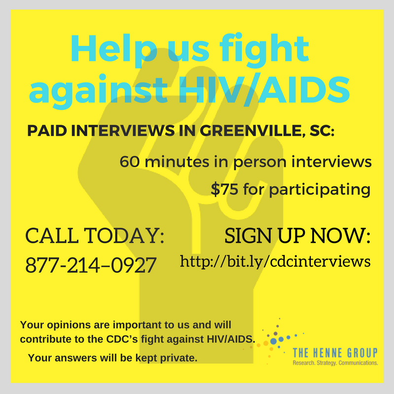 @TheHavenShelter We are looking for candidates to participate in paid interviews to talk about HIV/AIDS. Sign up Now:bit.ly/cdcinterviews