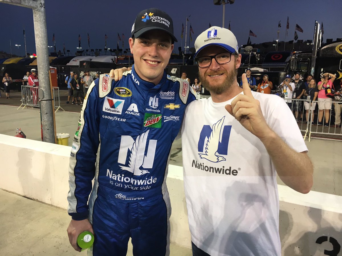 Retweet to congratulate the No. 88 team and <a href="/AlexBRacing/">Alex B. Racing</a> on winning the pole for Sunday! (📸 <a href="/DaleJr/">Dale Earnhardt Jr.</a>) #NW88JR