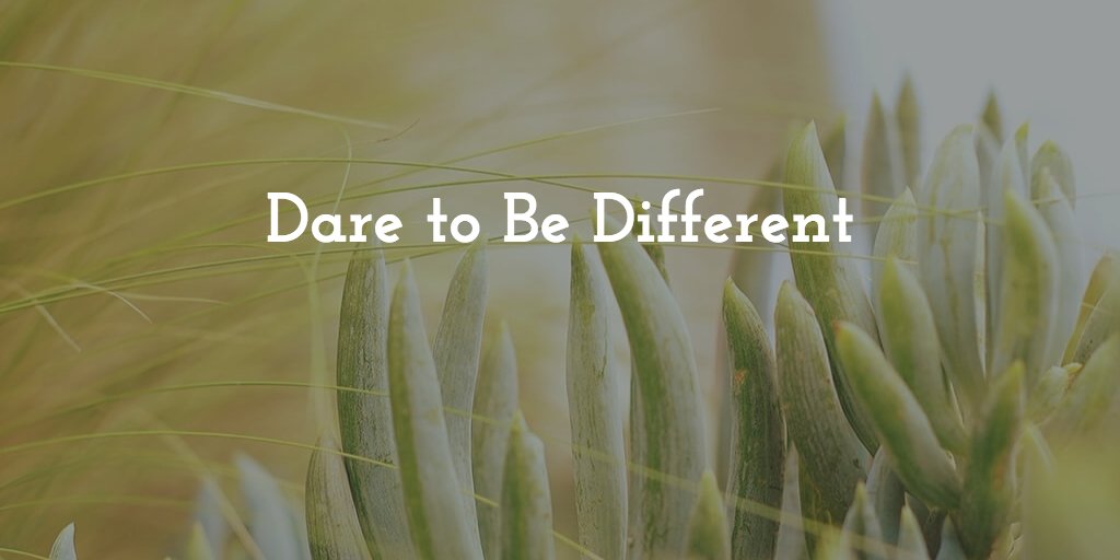 JoyceMeyer's tweet photo. It's easy to be like everyone else but only a few dare to be different! Read more: https://t.co/NsIFzWPrXt https://t.co/gEIhcY5EPm