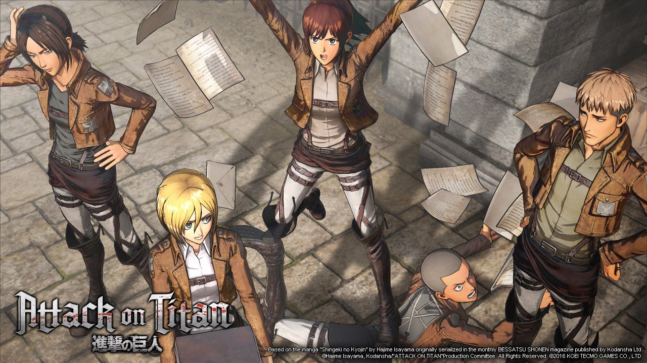 Lançamento em 2016: Jogo Shingeki no Kyojin