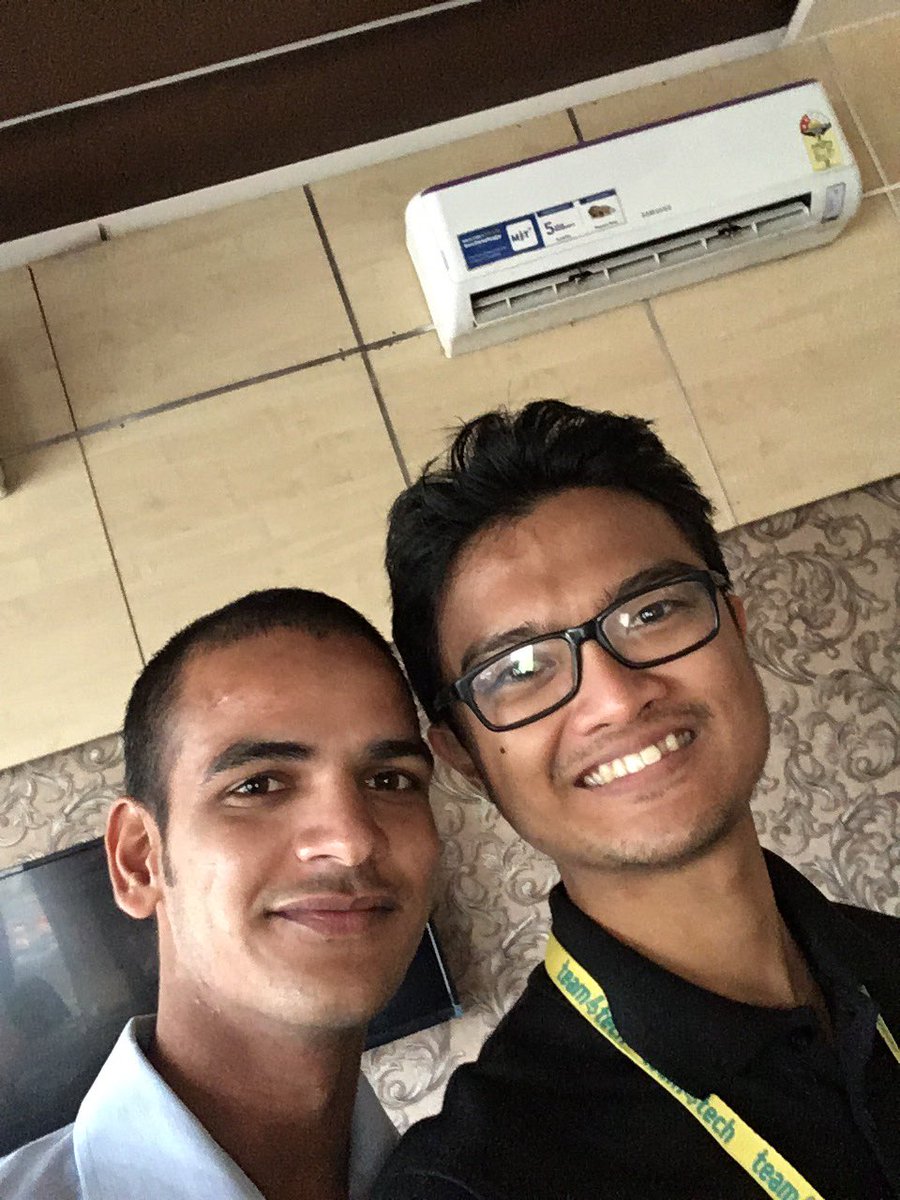 Waiter in the restaurant wanted a selfie of both of us.