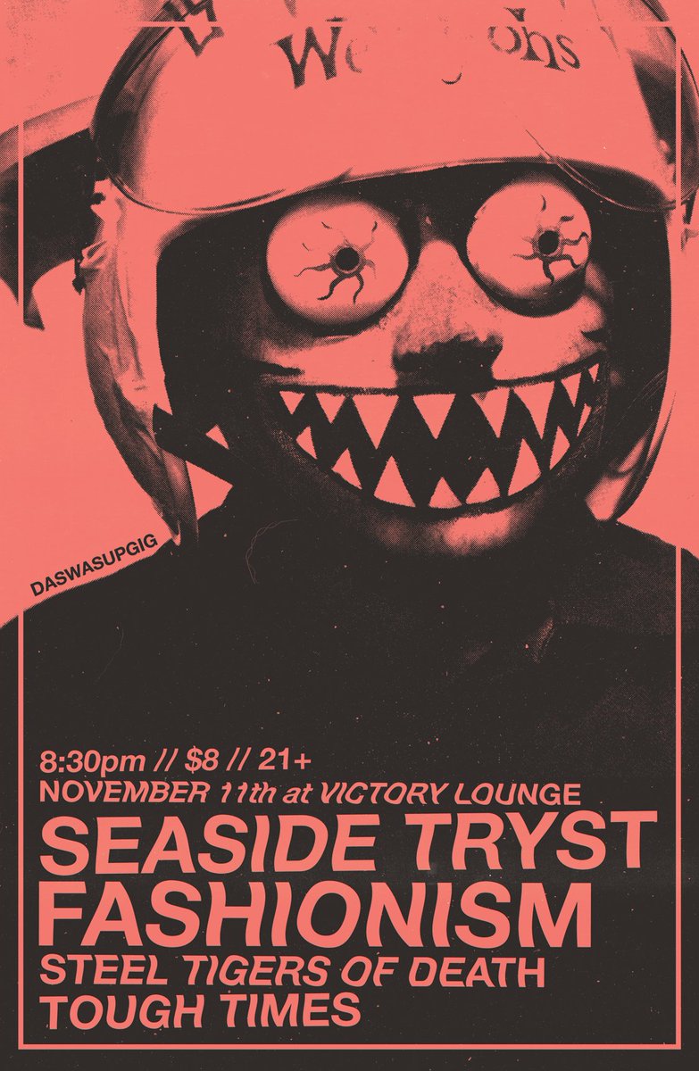 SoundGig Presents (@soundgigseattle) on Twitter photo 2NITE at <a href="/VictoryLounge/">The Victory Lounge</a> w/ <a href="/SeasideTryst/">Seaside Tryst 🐬🔻</a>, Fashionism, Steel Tigers of Death, Tough Times 9pm $8 21+ #Seattle <a href="/dirtcultrecords/">Dirt Cult Records</a> #PowerPop #DIY 2NITE at <a href="/VictoryLounge/">The Victory Lounge</a> w/ <a href="/SeasideTryst/">Seaside Tryst 🐬🔻</a>, Fashionism, Steel Tigers of Death, Tough Times 9pm $8 21+ #Seattle <a href="/dirtcultrecords/">Dirt Cult Records</a> #PowerPop #DIY