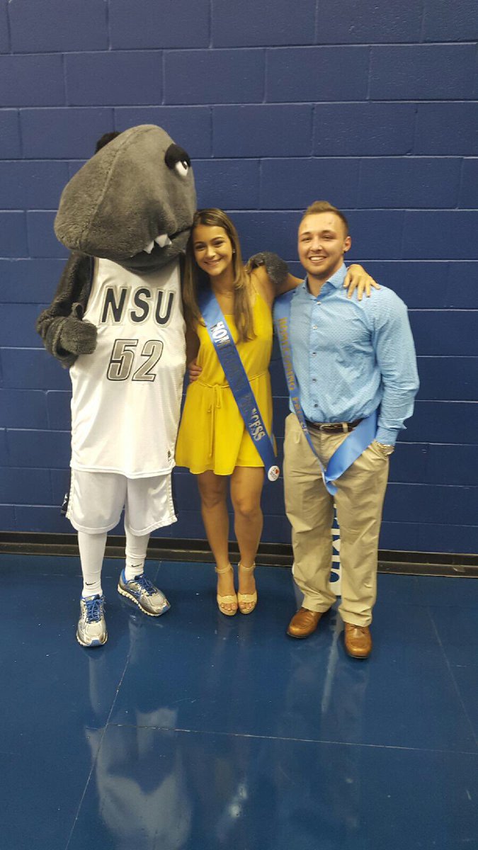 NSUFlorida's tweet photo. The 2016 Homecoming Court! #SharksHC ๐๐ https://t.co/DkU7gfrQms