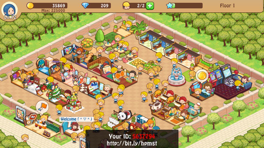 innerizkyp's tweet photo. So cute game! #HappyMallStory ID: 5637794 @HappyHappyLabs https://t.co/51TSM7FfK2
