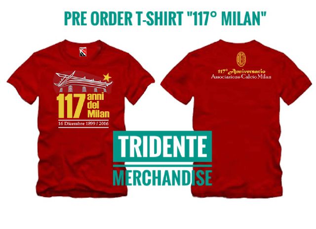 TridenteMerch's tweet photo. Pre Order, t-shirt anniv Milan 117, maroon, untuk dewasa dan anak-anak https://t.co/O4avkSGYgU