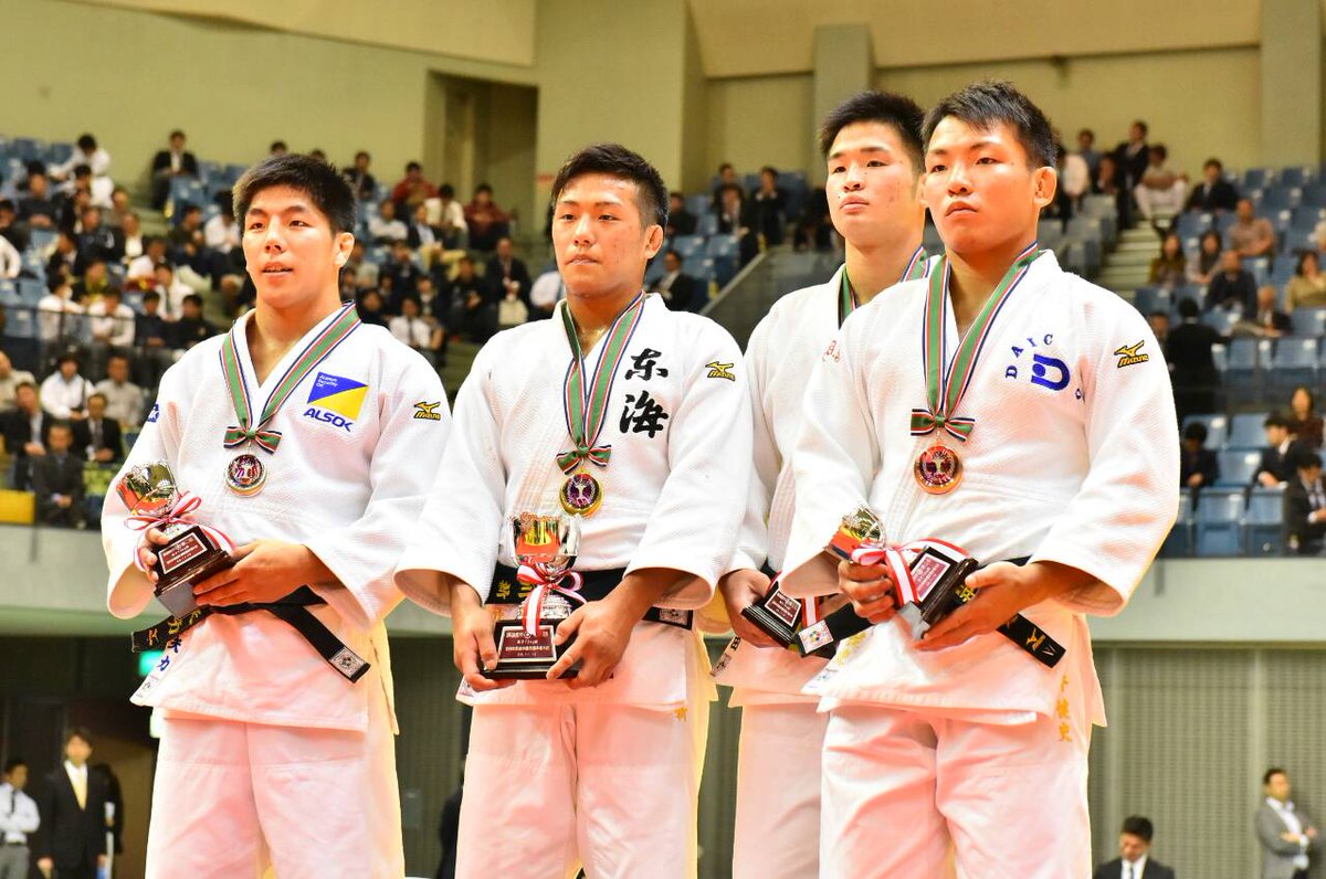 Ejudo編集長 古田 英毅 V Tvittere 講道館杯全日本柔道体重別選手権 73kg級 優 勝 立川新 東海大1年 準優勝 中矢力 Alsok 第三位 吉田優平 東海大2年 土井健史 ダイコロ