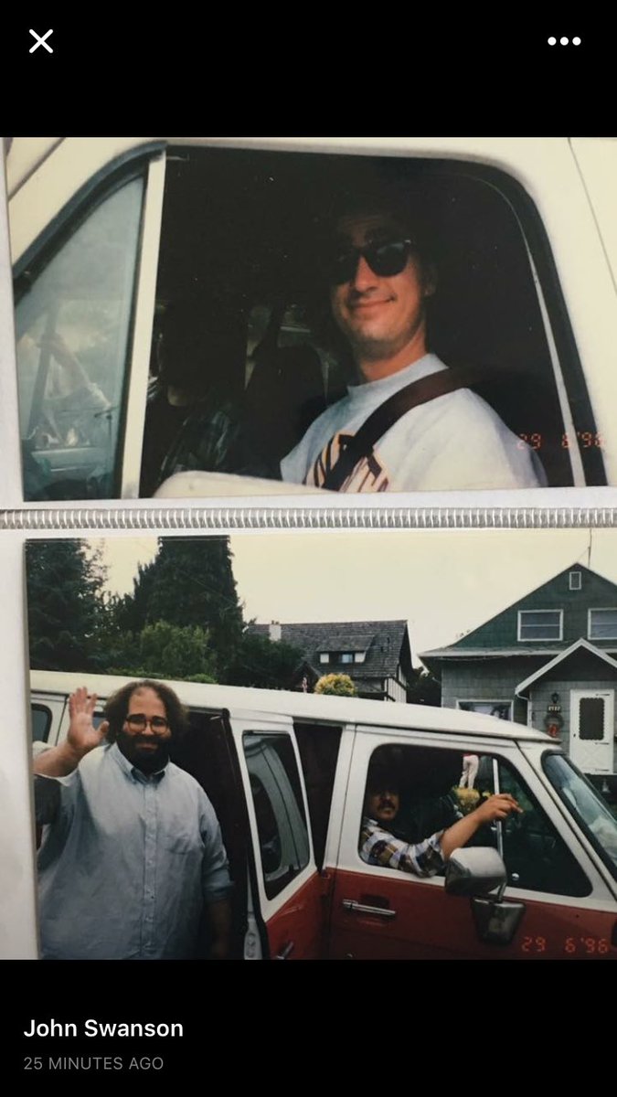 Our friend John Swanson sent a picture circa 1996 from a TND tour stop in Seattle. Please enjoy and don't mock my obnoxious road hair.