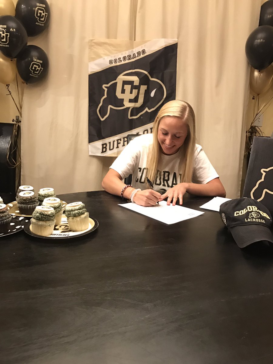 Mwifall's tweet photo. Excited to announce that I have officially signed with CU to play lacrosse 💛 #NLISigningDay #theRISEisREAL @CUBuffsWLax https://t.co/djxAnQvjua