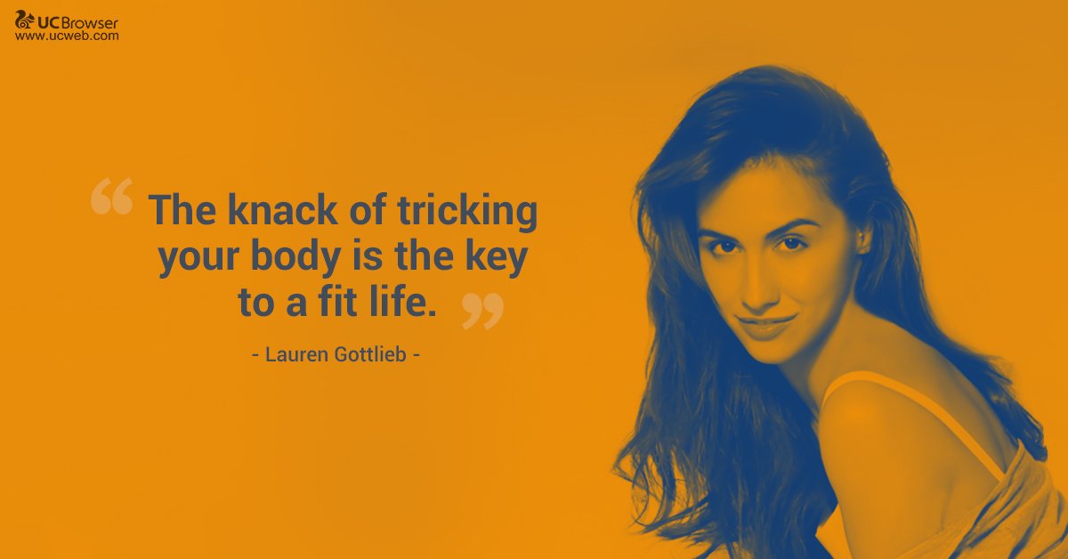 UCBrowser's tweet photo. Want to look as fit as @LaurenGottlieb? 
Find out her work-out regime here - https://t.co/CdUaPNyN9a https://t.co/75CoPiIJyh