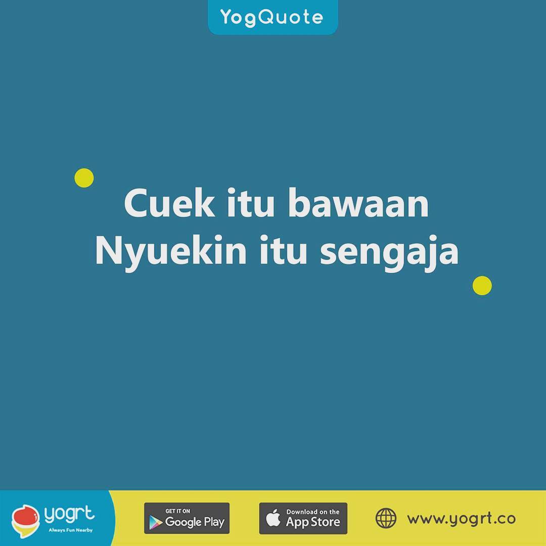 Kata Kata Bijak On Twitter Daripada Dicuekin Terus Sama Gebetan