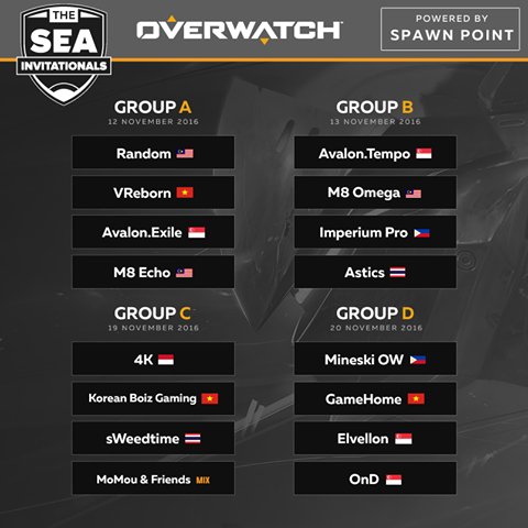 SpawnPointCo's tweet photo. We're live with the @PlayOverwatch SEA Invitationals group stages! TUNE IN NOW! https://t.co/xBqPurl5uj https://t.co/Ej1urkEntm