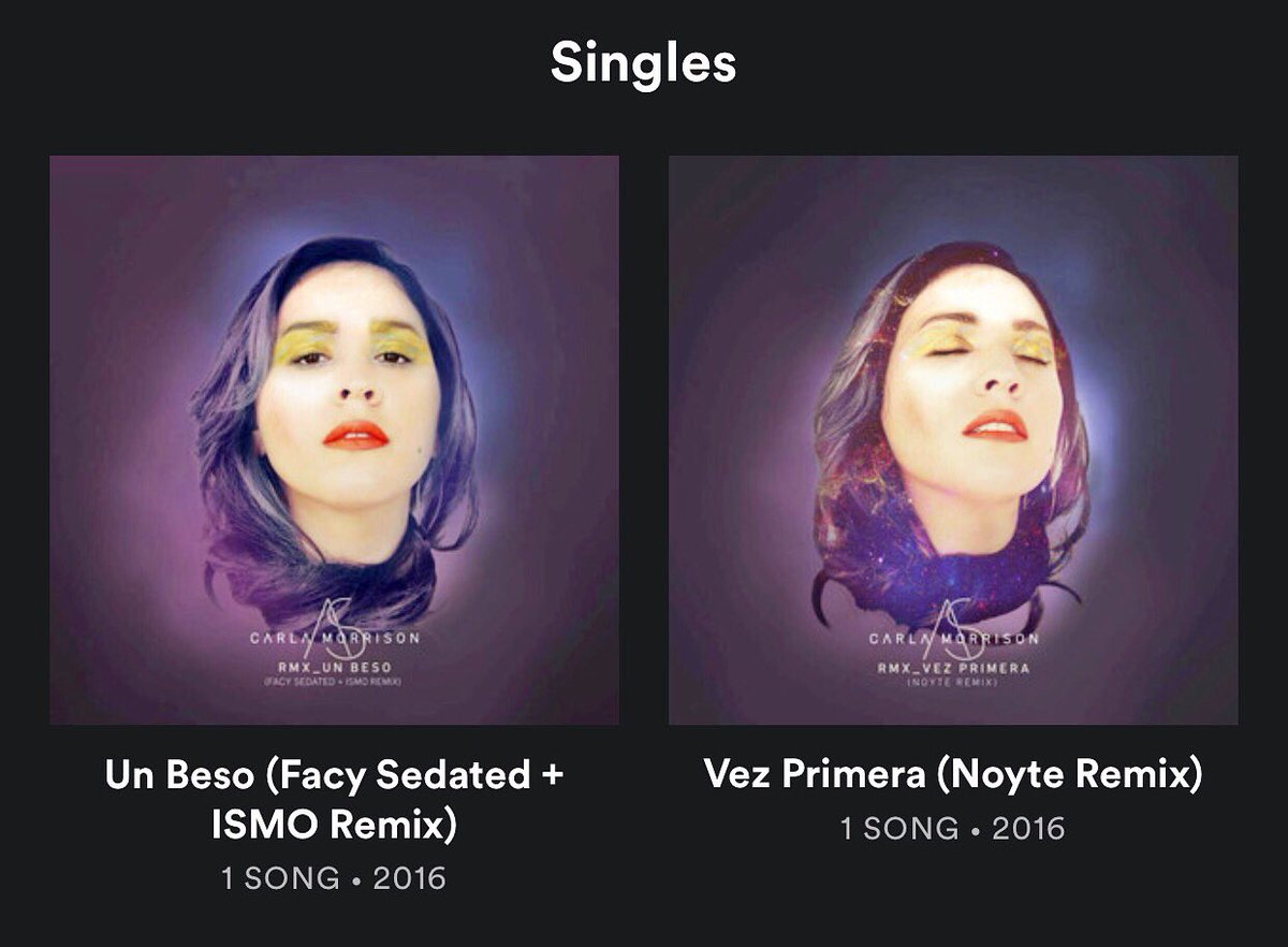 CarlaMorrisonmx's tweet photo. Ya salieron 2 nuevos remixes de mi disco Amor Supremo! "Un Beso" y "Vez Primera" espero los disfruten!  A mi me encantaron! https://t.co/6oIbFKsldH