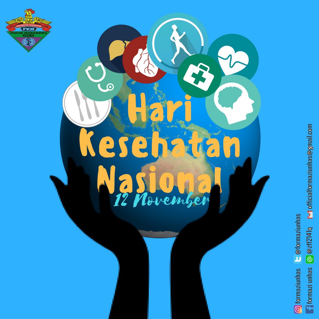 Selamat hari KESEHATAN NASIONAL
Mari saling mendukung untuk meningkatkan kesehatan

#SpiritFORMAZIberkreasi