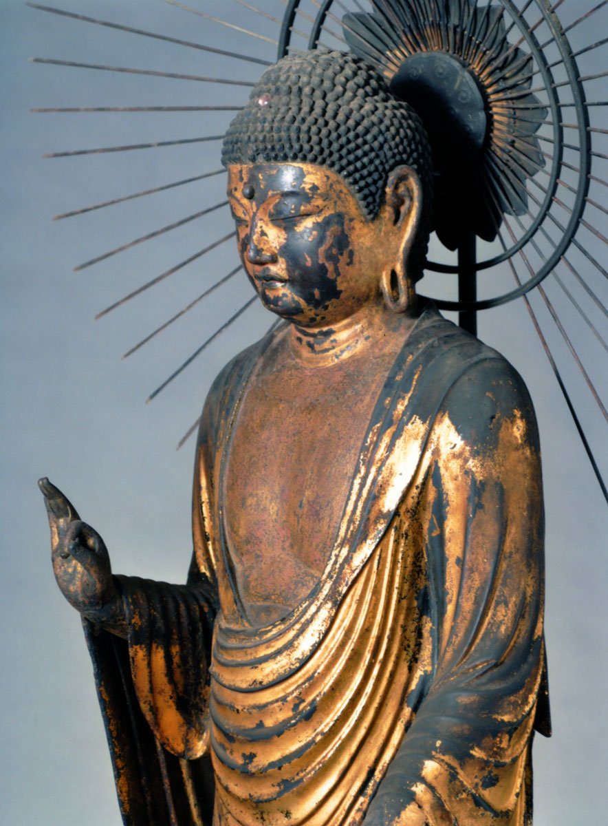 Twitter এ 仏師 快慶 の仏像 大阪府 八葉蓮華寺 阿弥陀如来立像 鎌倉 1192年から13年頃 像高cm檜寄木 来迎印を結び左足を踏み出して 衆生に向かっての来迎を表現している 流れるように美しい衣線や若々しい表情など快慶の意欲が伝わる造形美である Twitter এ 仏師 快慶 の仏像 大阪府 八葉蓮華寺 阿弥陀如来立像 鎌倉 1192年から13年頃 像高cm檜寄木 来迎印を結び左足を踏み出して 衆生に向かっての来迎を表現している 流れるように美しい衣線や若々しい表情など快慶の意欲が伝わる造形美である