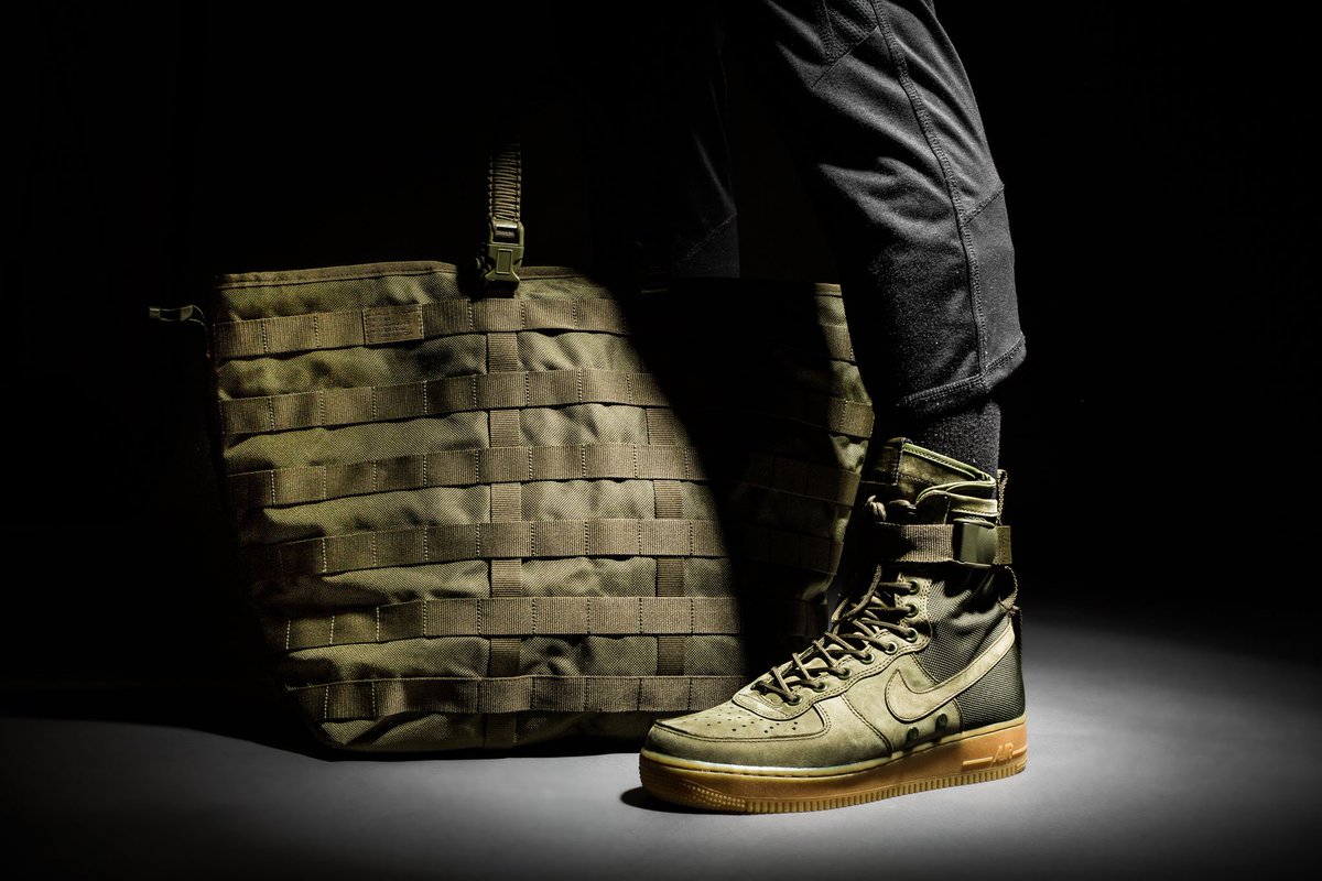 army green air force 1 high