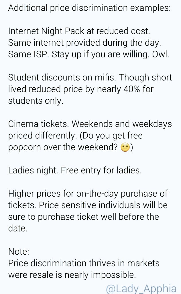 InotaCheta's tweet image. Our guy is back!
Refresher before we get into the real.
My primary school called it &apos;tuitionS&apos;. And yours? Lol
#EconomicsForDummies
#Recap