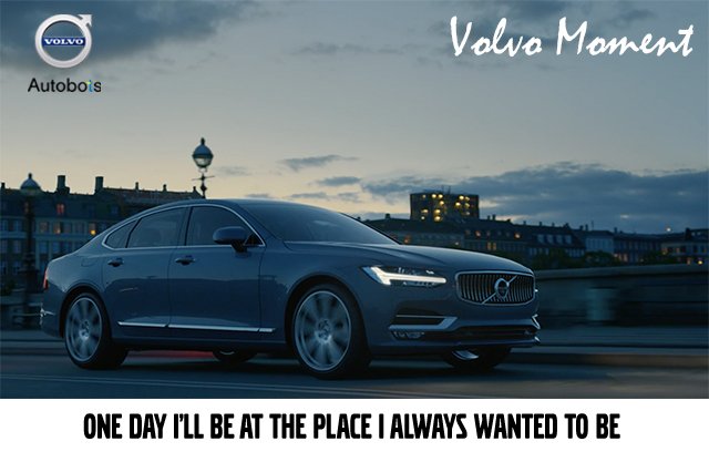 AutobotsVolvo's tweet photo. Drive to your dream destination in #VolvoS90
#AutobotsVolvo | #Volvo | #VolvoS90 | #VolvoMoment https://t.co/VR1gxO7vPs