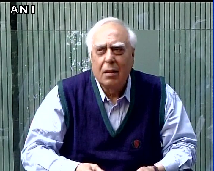 ANI's tweet image. My question is...account is mine, money is mine, then why should I stand in a line?: Kapil Sibal,Congress