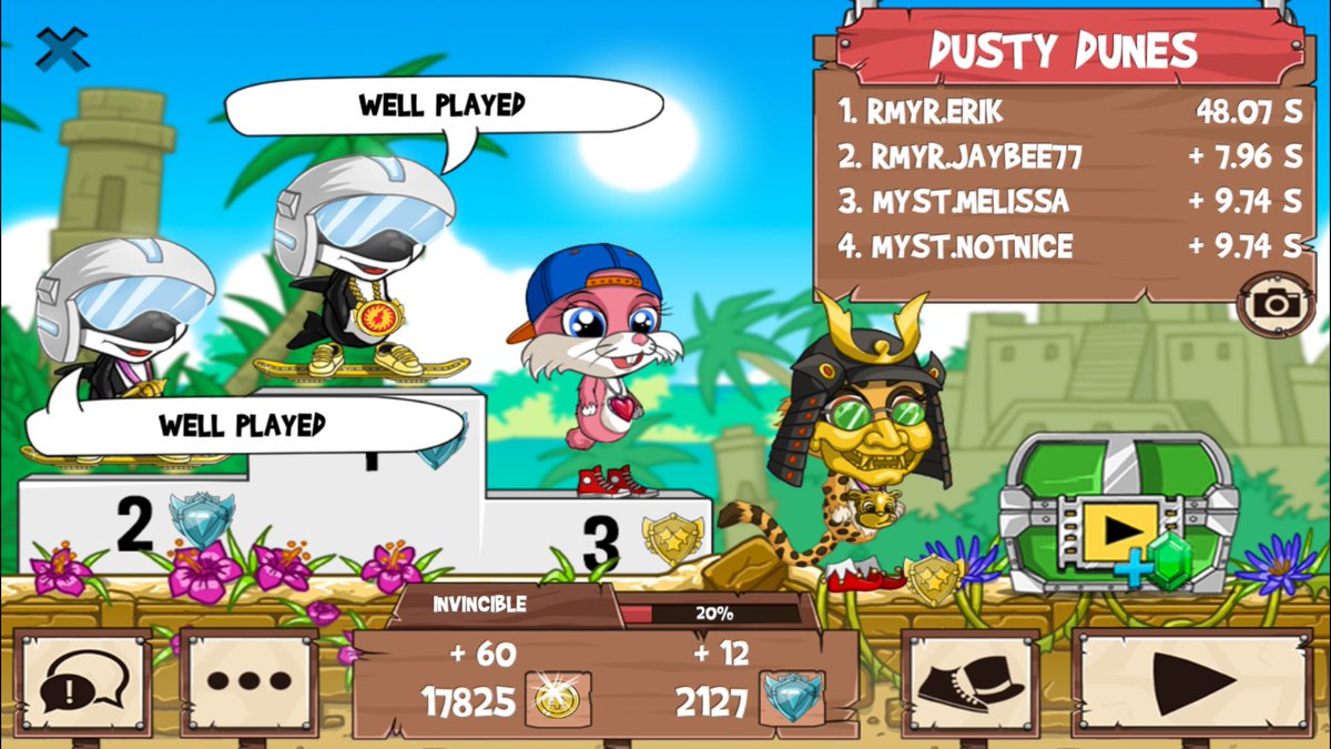 ImASoccaPlaya's tweet photo. @FR2_JayBee77 and I killing it! @TheFunRun #funrun2 #rmyr #myst #aok https://t.co/zQ5HujMvfG