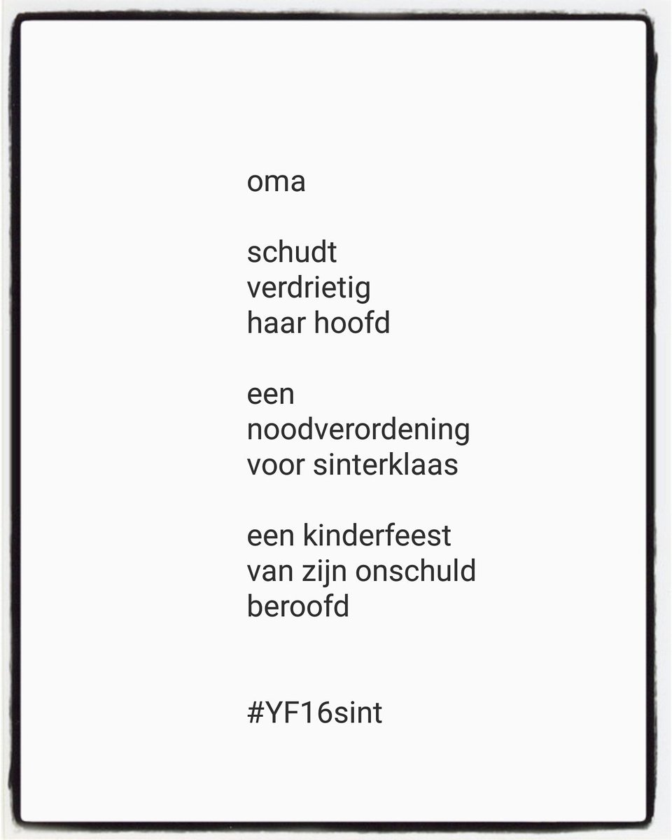 Twitter 上的 Yvonne Franssen："#versje #sint #sinterklaasfeest #intocht #maassluis #noodverordening #zwartepiet #zwartepietendiscussie https://t.co/N8OTkYx98i" / Twitter