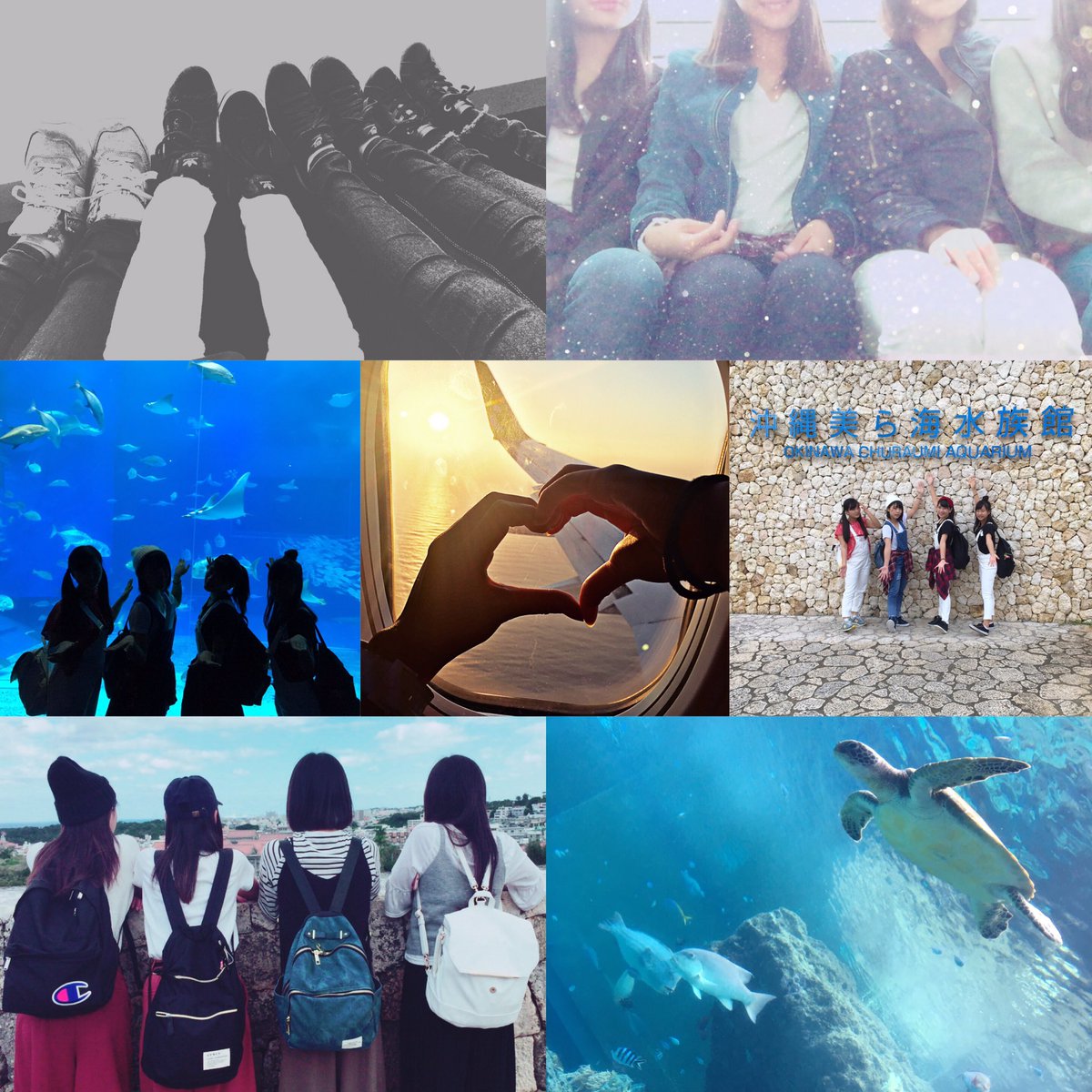 happy1129psk's tweet photo. 11.8〜11.11✈✈✈ 🌴OKINAWA🌴

楽しすぎてあっという間👏🏻👏🏼
いろいろハプニングあったけど👛それも思い出😂🙌
あいらはるきひなほんとにありがと😘

全部載せれなかったけど一緒に写真撮ってくれた人ありがと~🙏🏻

どんどん行事が終わって寂しい😂
明日から学校🙅 https://t.co/ZL4NEP5HF0