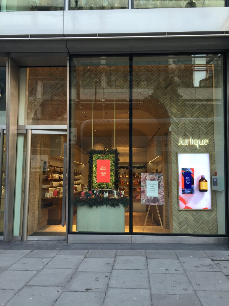 j_warrilow's tweet photo. Smooth handover by ADL this week of the first Jurlique Flagship Store in the UK.  Located on Oxford St, London it looks amazing. https://t.co/tIQTWaDJ3C