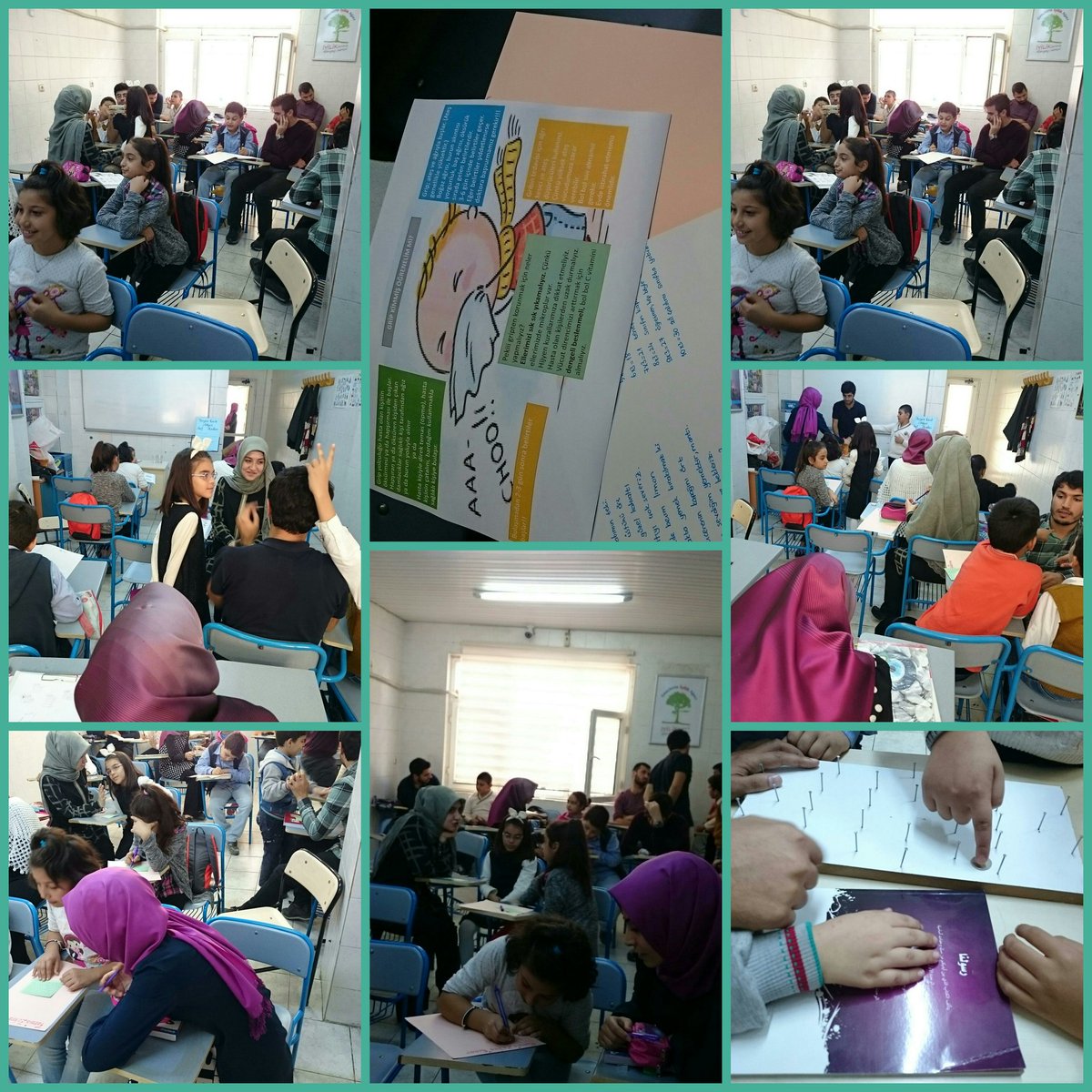 Bu hafta Yça yeni sınıfındaydı. Alışma aşamasından sonra değerler eğitiminde çarpım tablosu çalışıldı, 10 Kasım ile ilgili şiirler okundu😇🙆💫