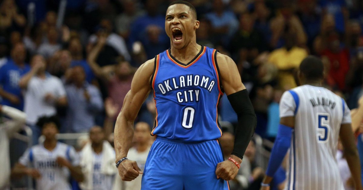 OKCThunderFR's tweet photo. En ce 12 novembre, c'est l'occasion de souhaiter un joyeux anniversaire à Russell Westbrook qui fête ses 28 ans ! https://t.co/sDea41H7RV
